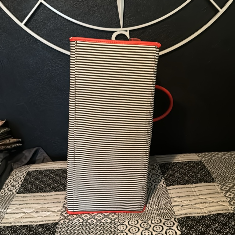 Henri Bendel Bag Stripe Canvas Tote, Pouch & Dust bag - Picture 7 of 16